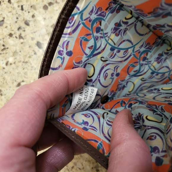 HELEN WELSH BROWN PATENT GENUINE LEATHER ZIP TOP PURSE NWOT & MATCHING WALLET - Picture 12 of 16